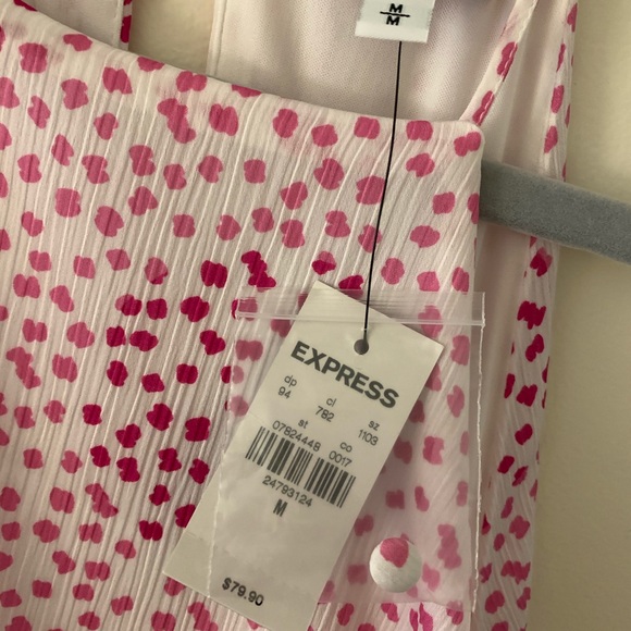 High Neck Asymmetrical Fit & Flare Dress - Picture 4 of 5